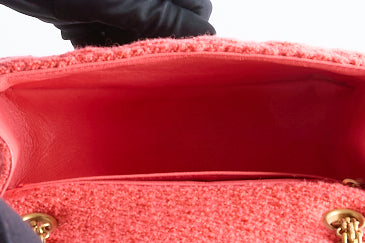 CHANEL - Sac bandoulière 2.55 Rose Tweed - Hand bag