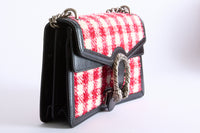 GUCCI - Dyonisus red tweed shoulder bag - Handbag