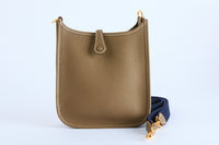 HERMES - Mini Evelyne étoupe - Shoulder Bag