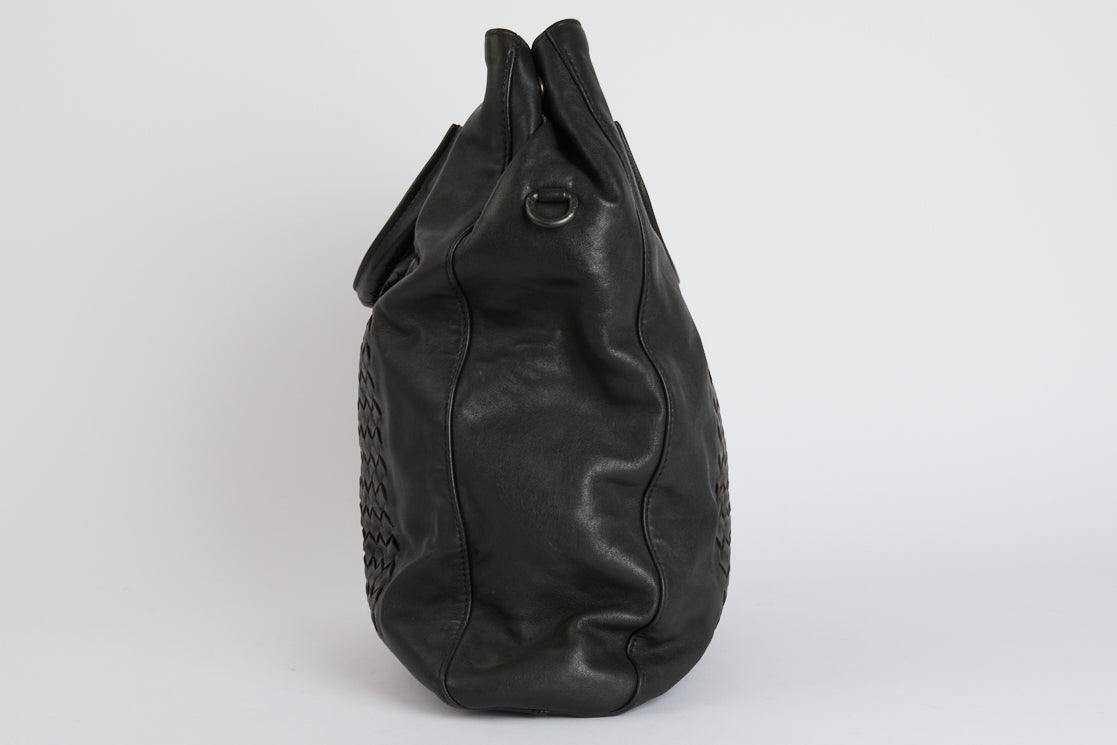 BOTTEGA VENETA - Sac à main Cuir Intrecciato Marron - Hand Bag