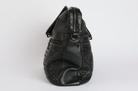 BOTTEGA VENETA - Porte Documents Cuir Intrecciato Noir - Briefcase