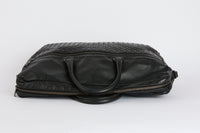 BOTTEGA VENETA - Porte Documents Cuir Intrecciato Noir - Briefcase
