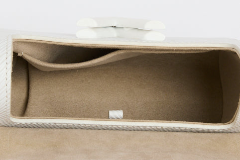 LOUIS VUITTON - Sac bandoulière Twist PM cuir Épi Blanc - Hand bag