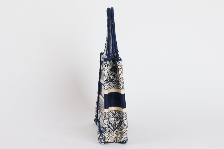 DIOR - Mini Book Tote Handbag in Toile de Jouy - Handbag 