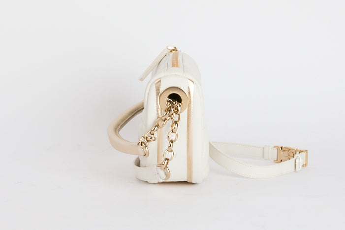 DIOR - Sac à main Vibe Small Hobo cuir Blanc - Hand Bag