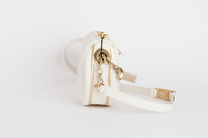 DIOR - Sac à main Vibe Small Hobo cuir Blanc - Hand Bag