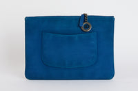 CHANEL - Pochette La Pausa Toile bleu - Clutch Pouch