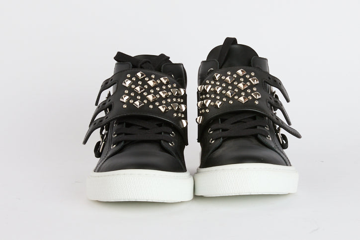 HERMES - Hunky DayDream sneakers, size 39, black leather - Shoes Seankers