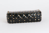 VALENTINO - Small Rockstud Vernis Shoulder Bag - Hand Bag