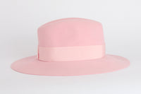 MAISON MICHEL - Chapeau Virginie laine Rose Taille M - Hat