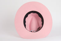 MAISON MICHEL - Chapeau Virginie laine Rose Taille M - Hat