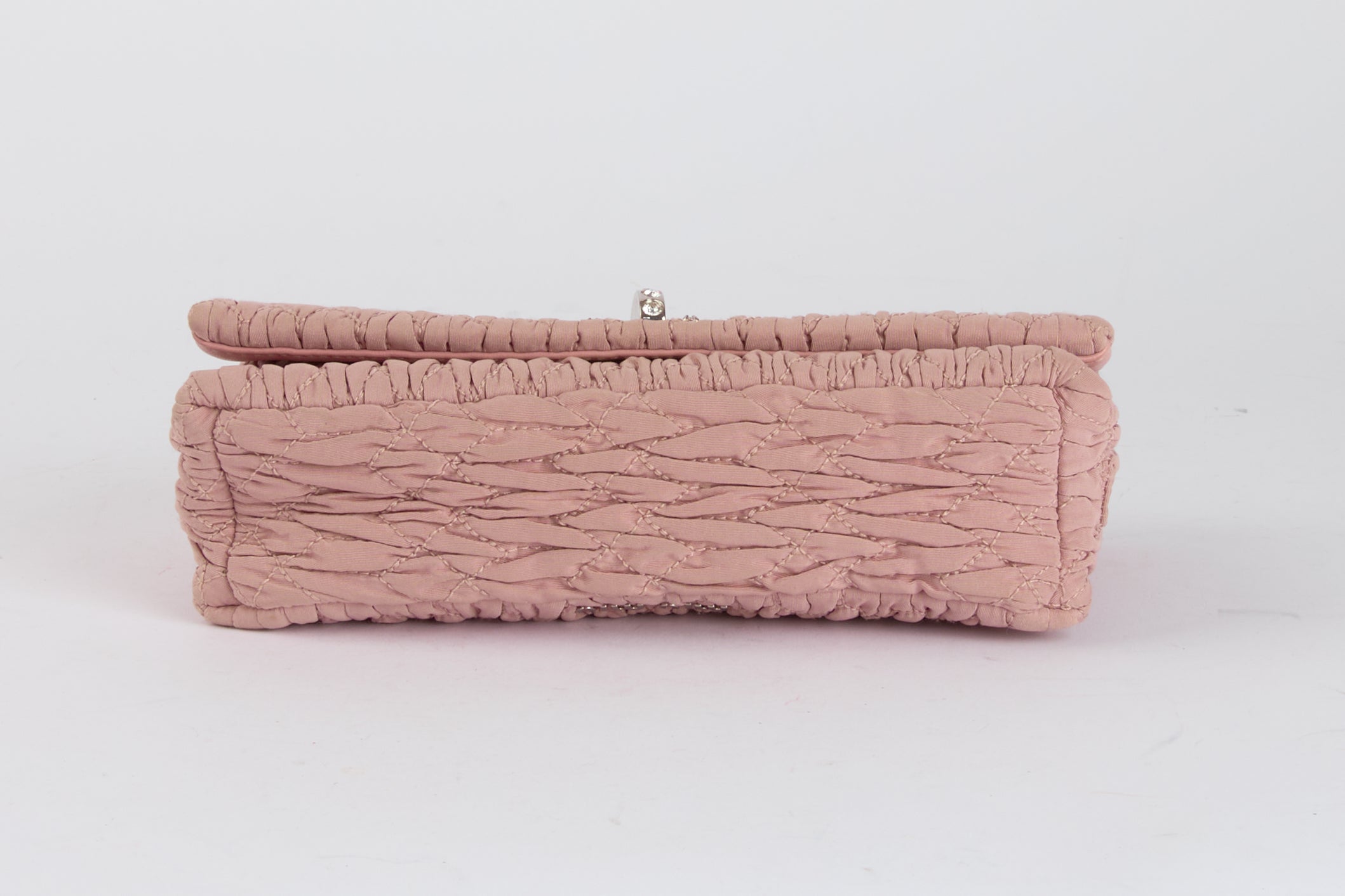 MIU MIU - Pochette Matelassé Toile Nappa Crystal Rose - Bag