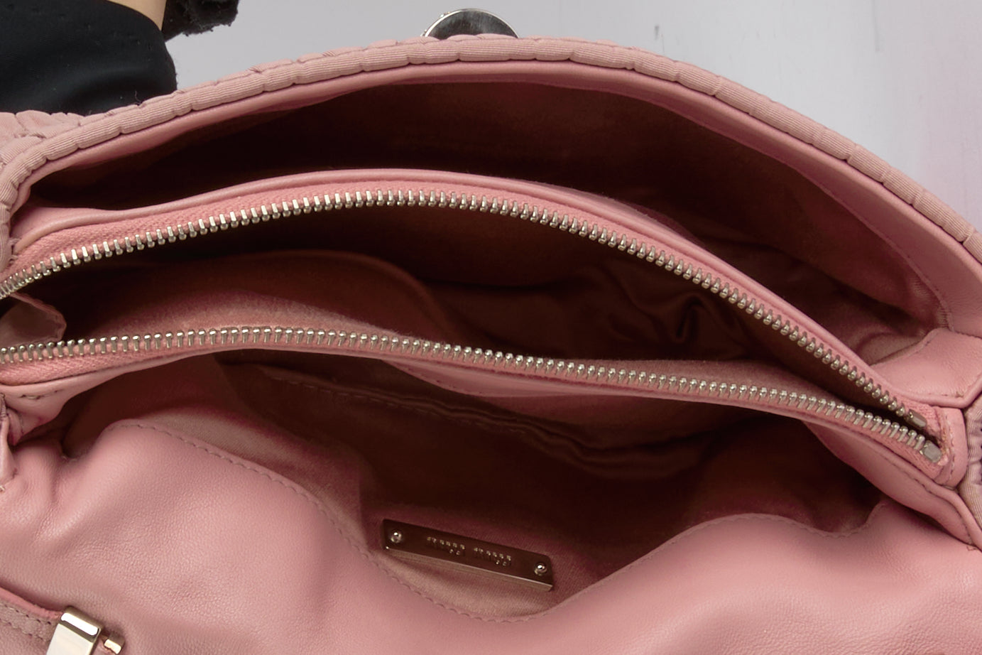 MIU MIU - Pochette Matelassé Toile Nappa Crystal Rose - Bag