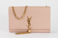 SAINT LAURENT - Sac bandoulière Kate cuir rose - Hand bag