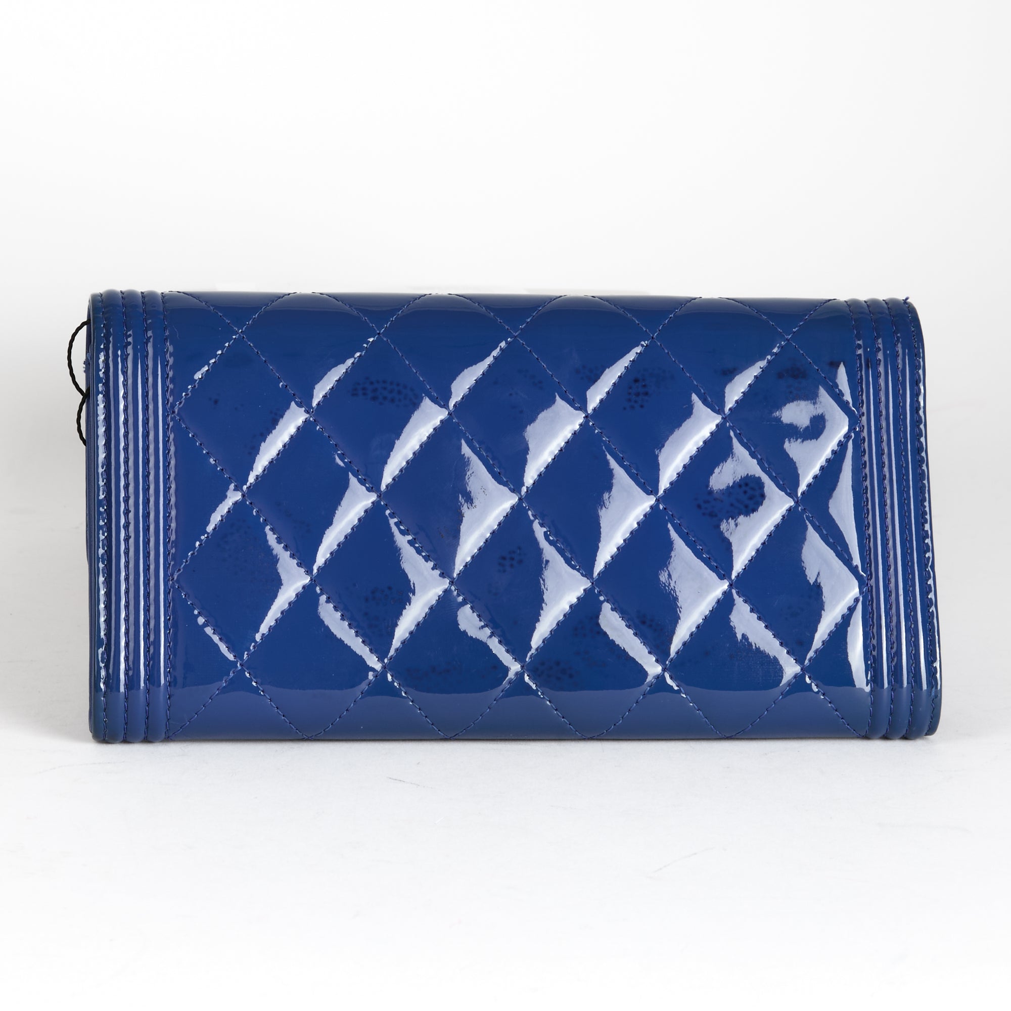 CHANEL - Boy Blue Patent Leather Wallet
