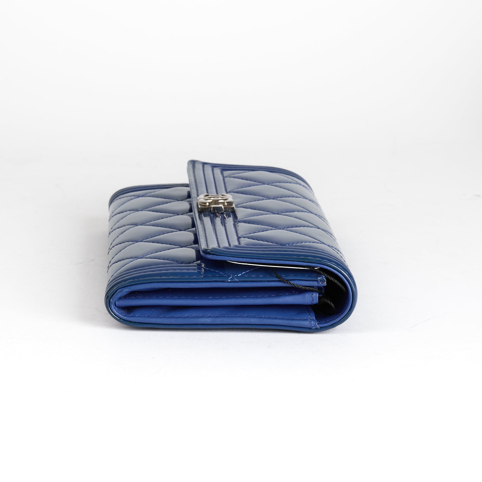 CHANEL - Boy Blue Patent Leather Wallet