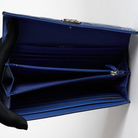 CHANEL - Boy Blue Patent Leather Wallet