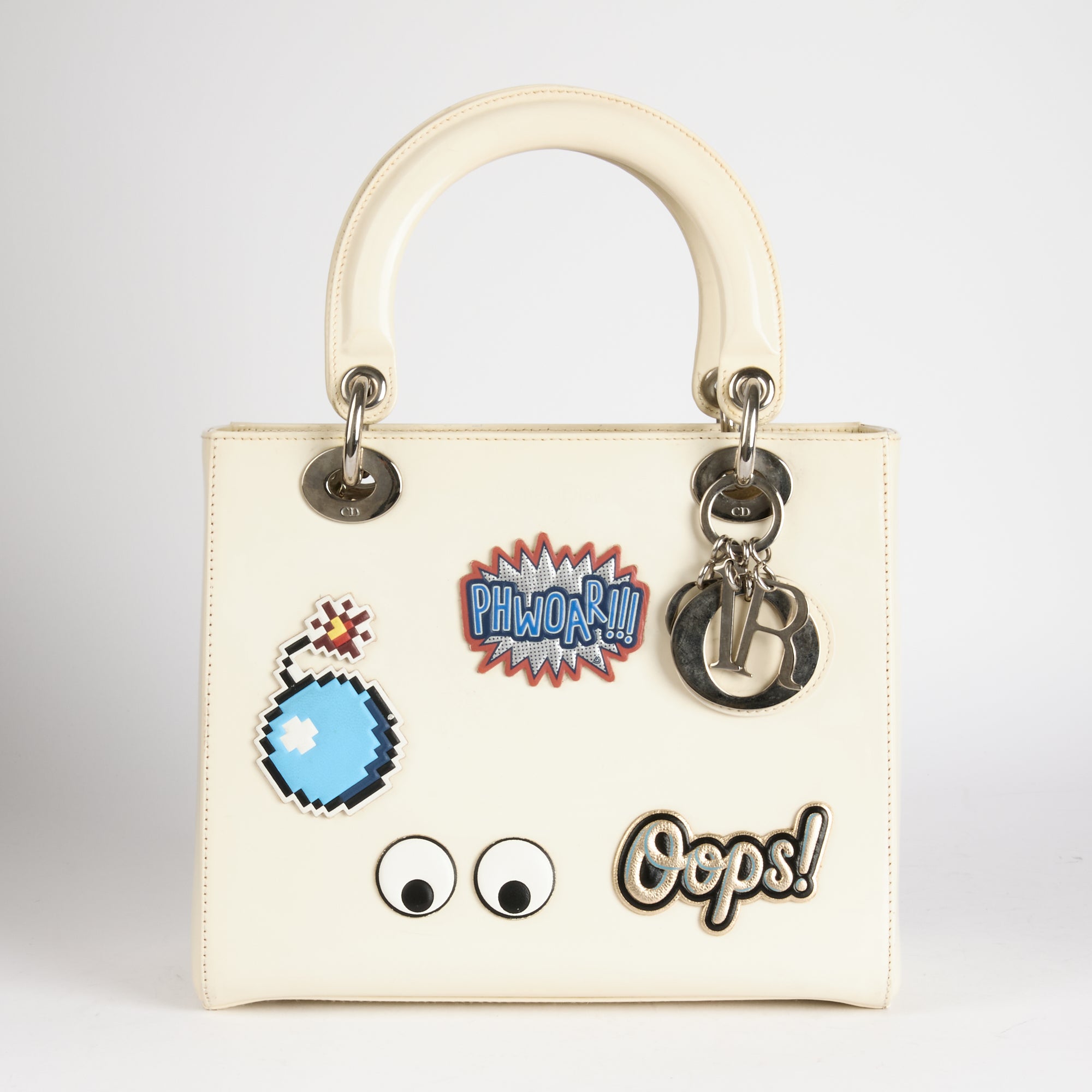 DIOR - Sac à main Lady Medium Dior Patch - Hand Bag