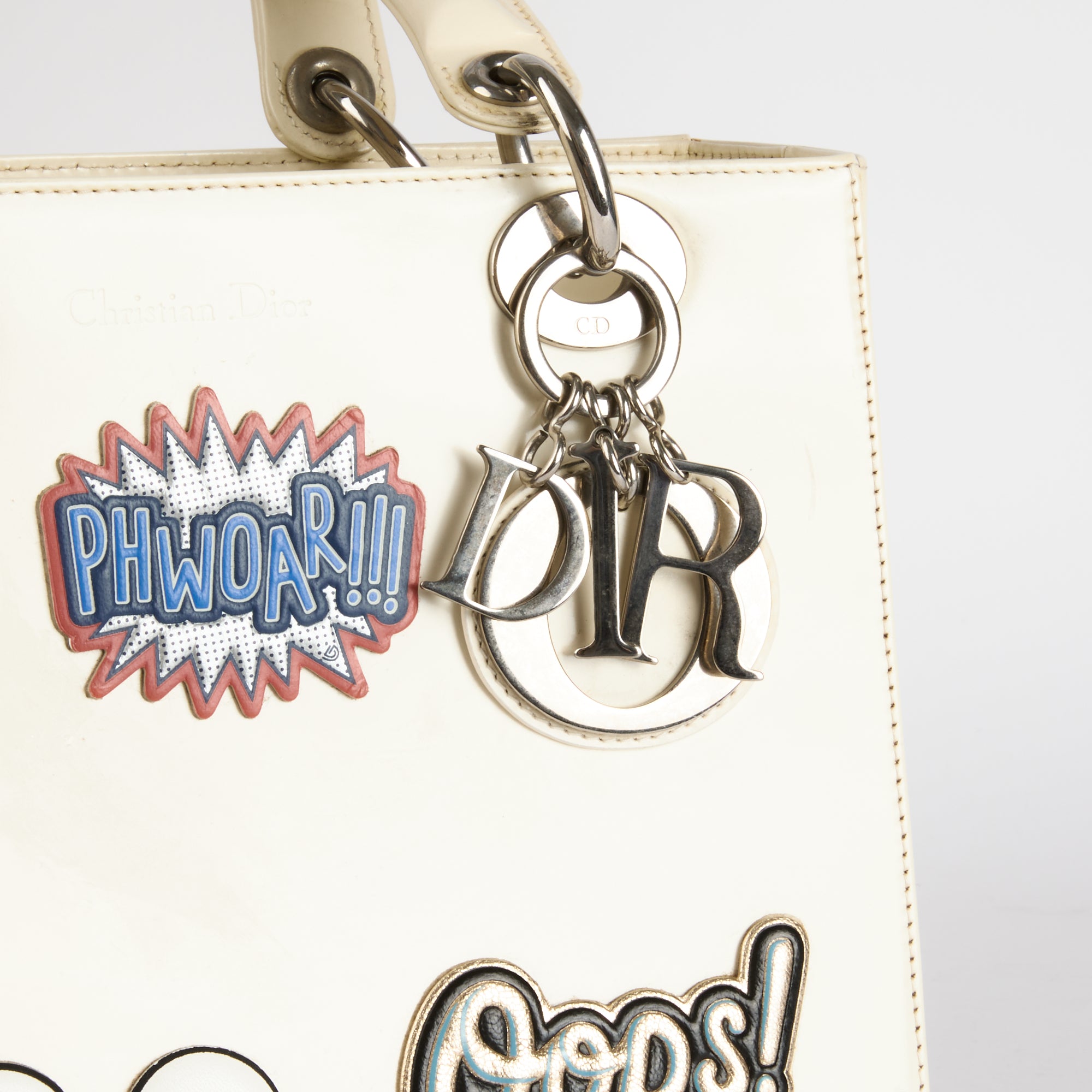 DIOR - Sac à main Lady Medium Dior Patch - Hand Bag