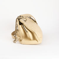 CHANEL - Sac à main Cabas Beige Caviar Logo cc - Hand Bag