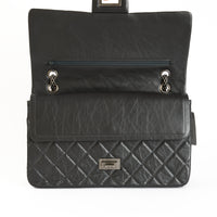 CHANEL - Sac bandoulière Jumbo 2.55 cuir gris - Hand Bag