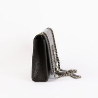 SAINT LAURENT - Sac Bandoulière Kate embossé gris - Hand Bag
