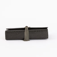 SAINT LAURENT - Sac Bandoulière Kate embossé gris - Hand Bag