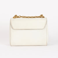 LOUIS VUITTON - Sac bandoulière Twist PM cuir Épi Blanc - Shoulder Bag