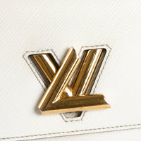 LOUIS VUITTON - Sac bandoulière Twist PM cuir Épi Blanc - Shoulder Bag