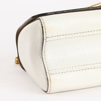 LOUIS VUITTON - Sac bandoulière Twist PM cuir Épi Blanc - Shoulder Bag