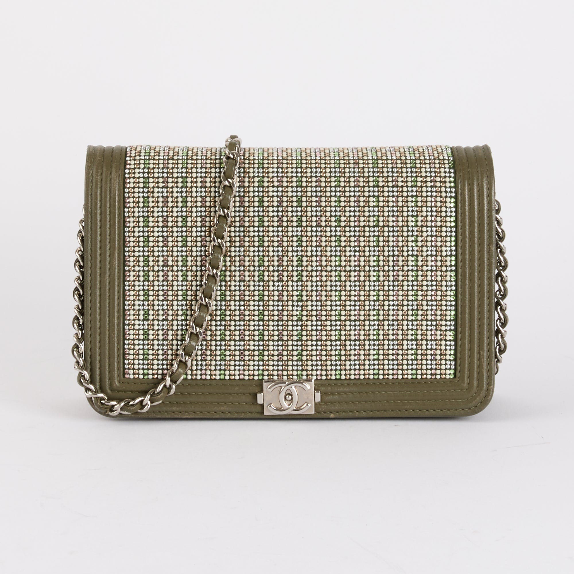 CHANEL - Sac bandoulière Wallet on chain Boy Strass - Hand Bag
