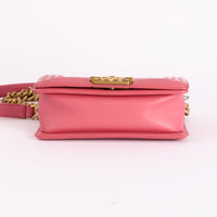 CHANEL - Sac bandoulière Boy Small cuir rose - Hand Shoulder Bag