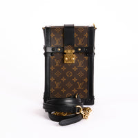 LOUIS VUITTON - Sac à main Trunk Vertical toile Monogram - Hand Bag