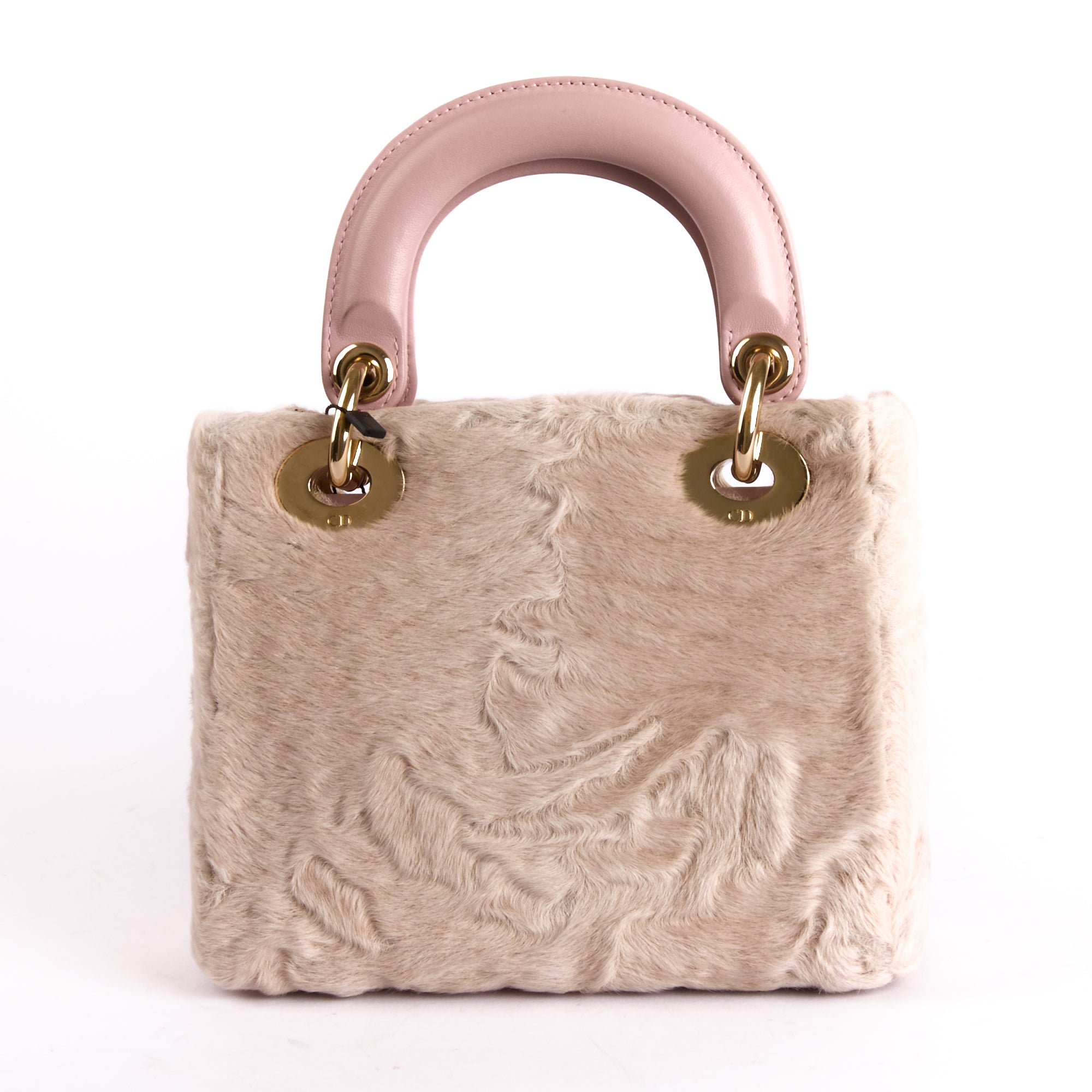 DIOR - Sac à main Mini Lady Dior fourrure - Hand Bag