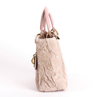 DIOR - Sac à main Mini Lady Dior fourrure - Hand Bag