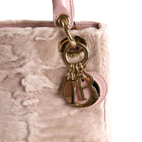 DIOR - Sac à main Mini Lady Dior fourrure - Hand Bag