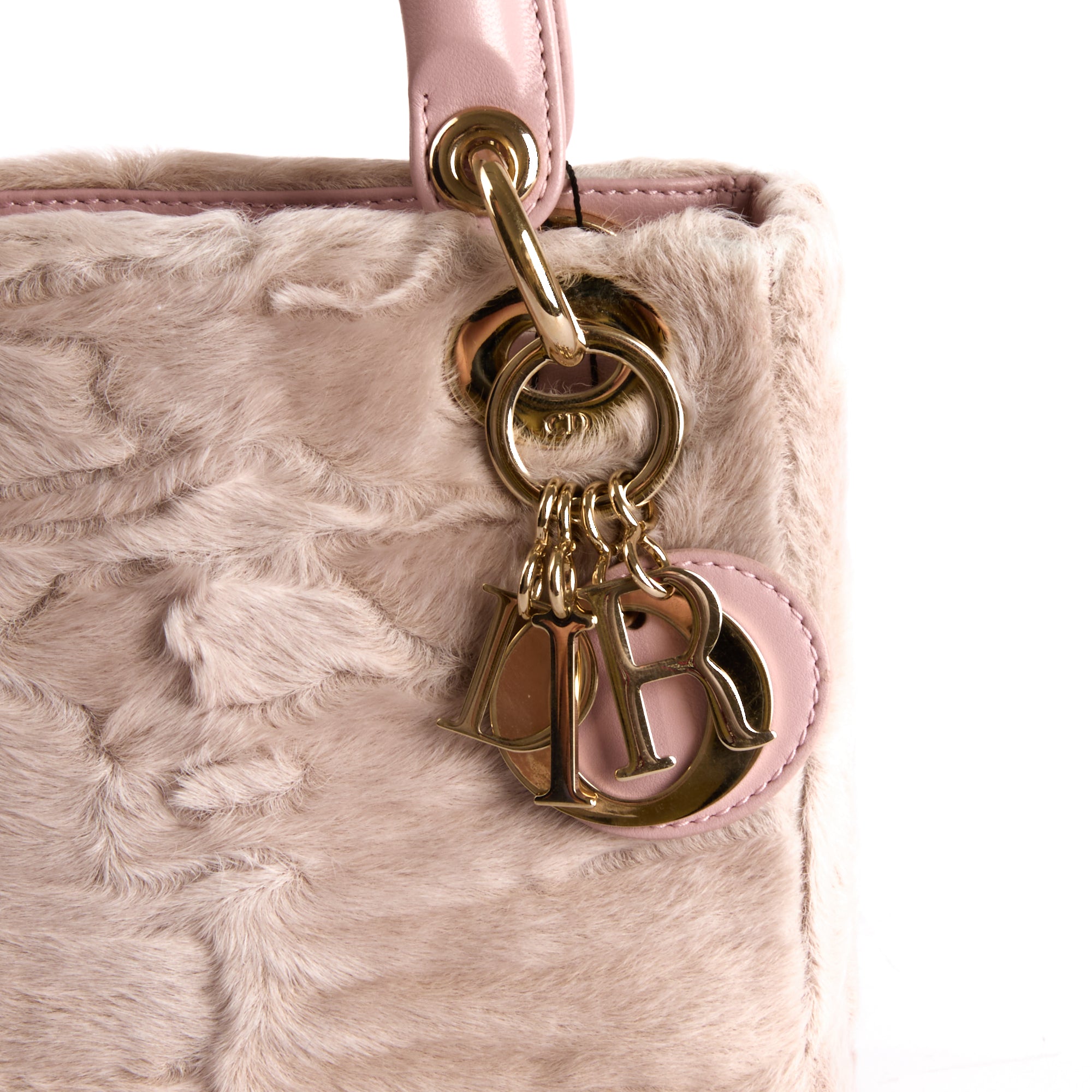 DIOR - Sac à main Mini Lady Dior fourrure - Hand Bag