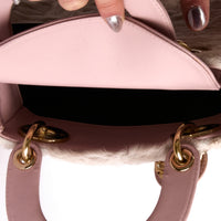 DIOR - Sac à main Mini Lady Dior fourrure - Hand Bag
