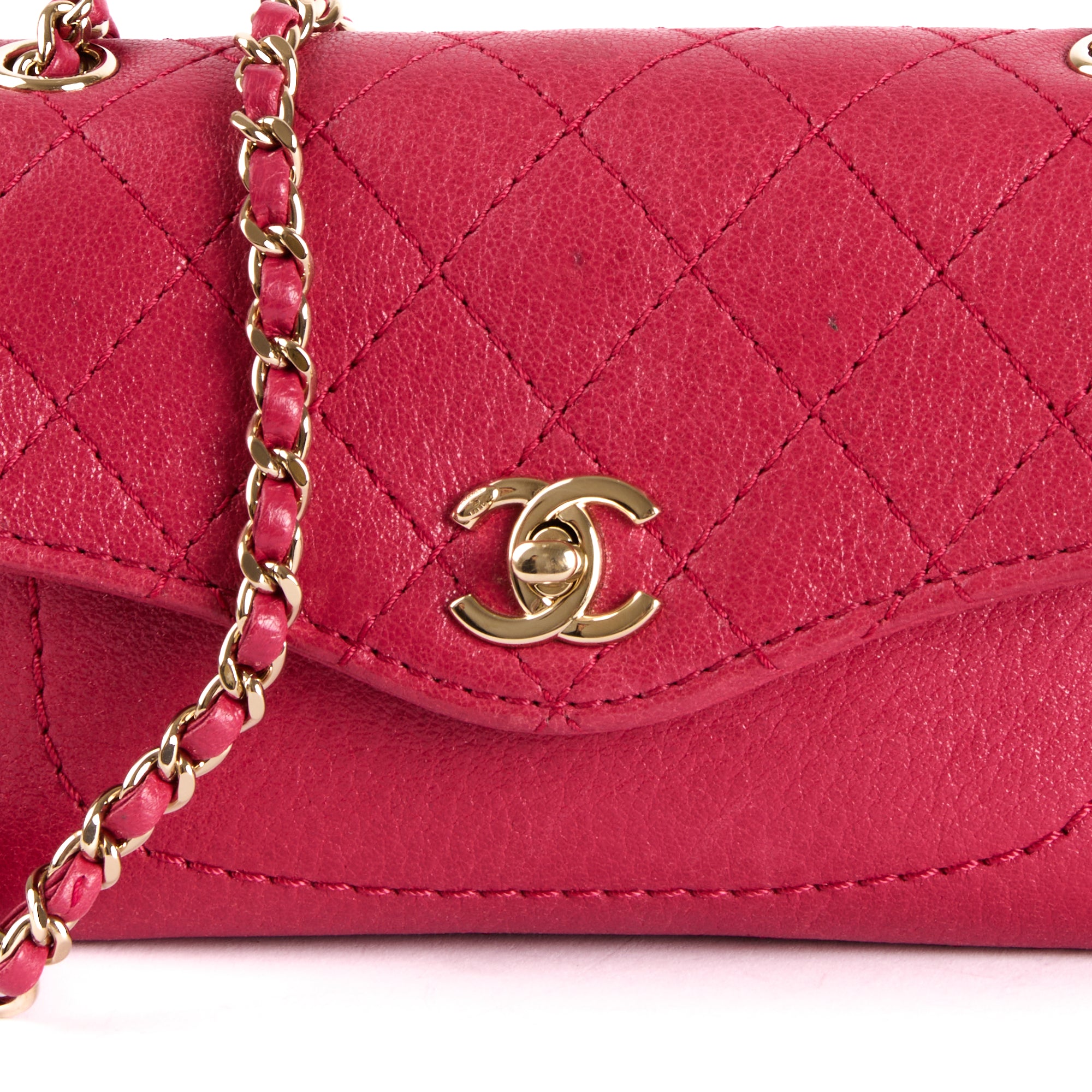 CHANEL - Sac mini Coco curve rose - Shoulder Bag