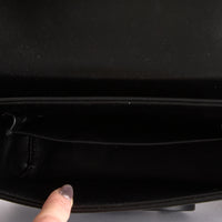 DIOR - Box 30 Montaigne Handbag in Black Leather - Hand and Shoulder Bag