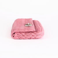 MIU MIU - Sac à main Matelassé Toile Nappa Crystal rose - Hand Bag