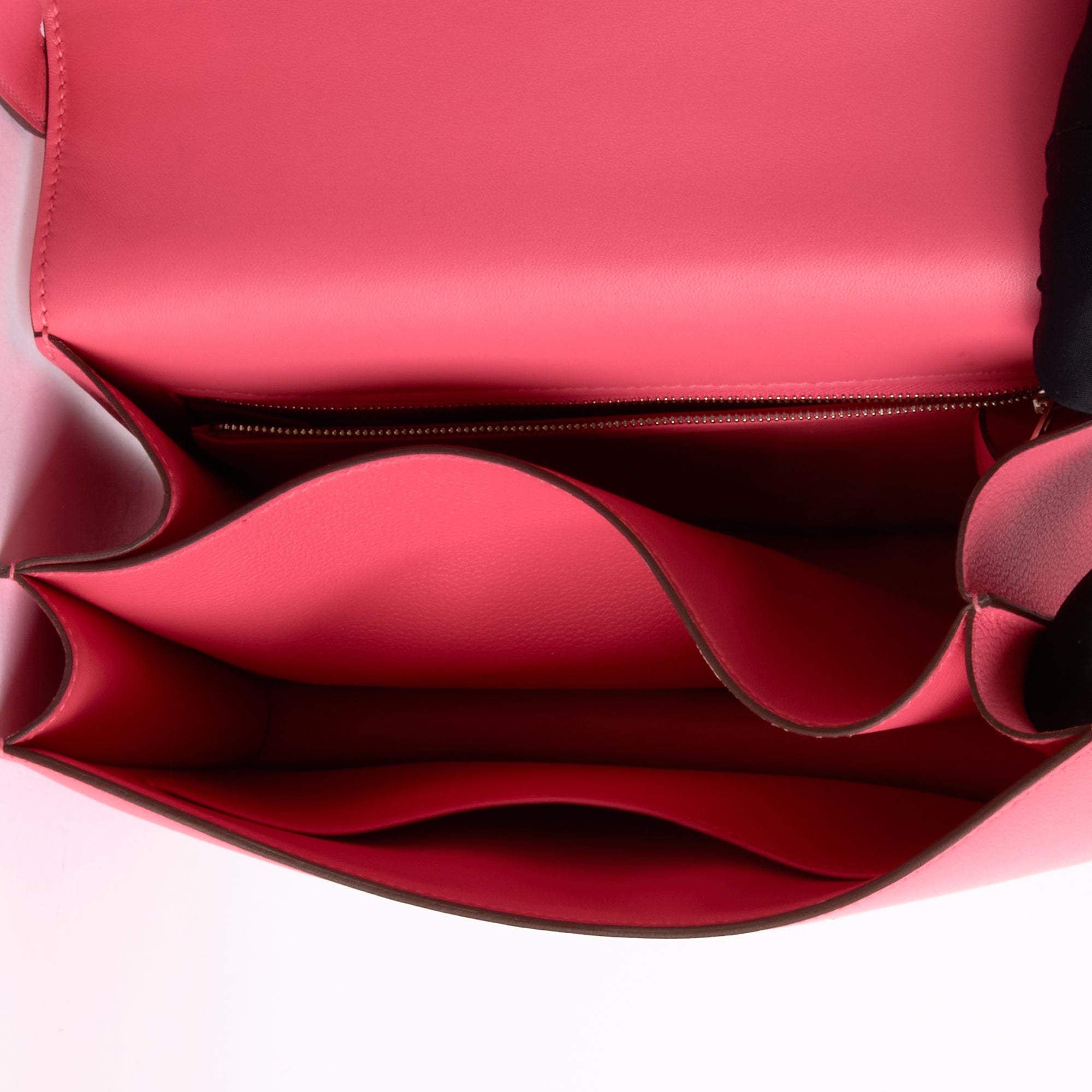 HERMES - Sac à main Constance cuir Rose Azalée - Hand Shoulder Bag