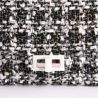 CHANEL - Sac bandoulière 2.55 Tweed Noir et Blanc - Hand bag