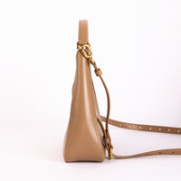BALENCIAGA - Sac à main BB Soft Hobo Small cuir beige - Hand Bag