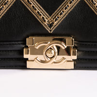 CHANEL - Sac bandoulière Boy Small cuir Matelassé chain - Hand Shoulder Bag