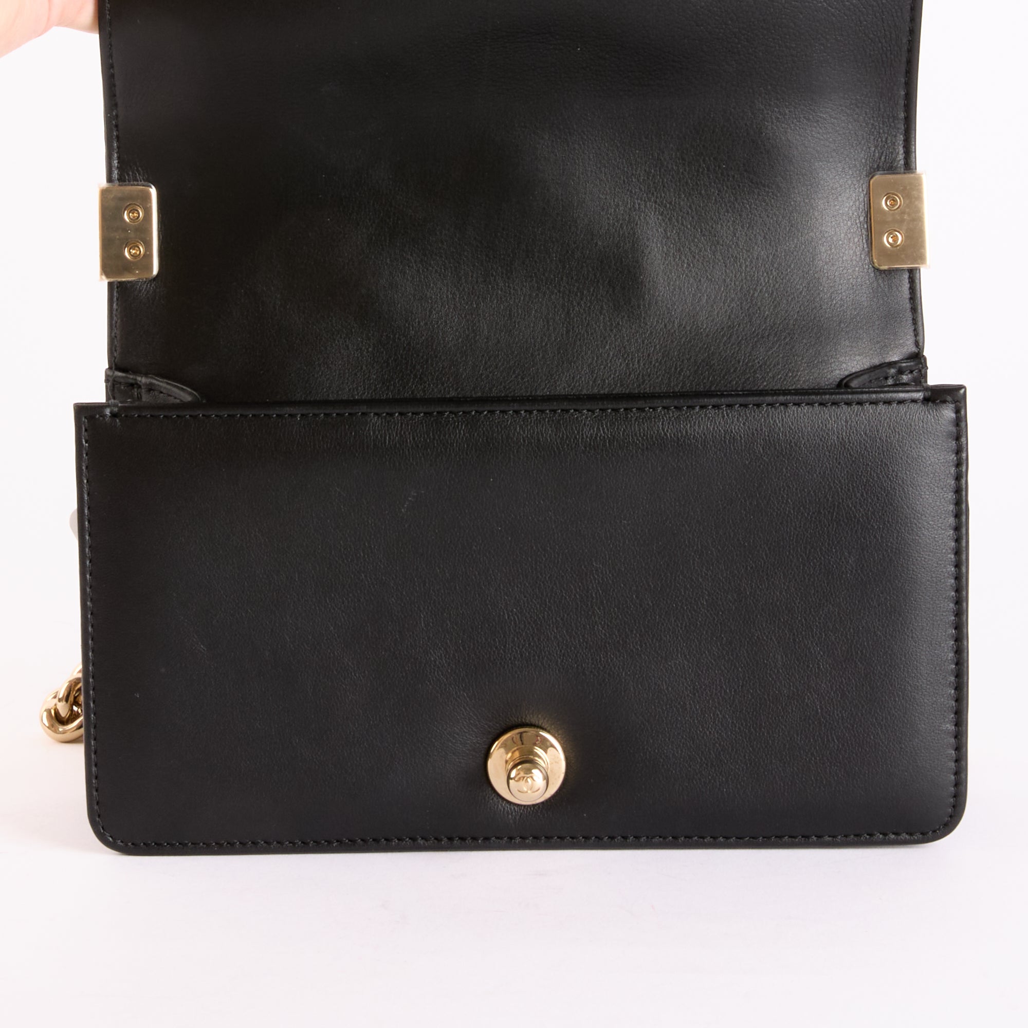 CHANEL - Sac bandoulière Boy Small cuir Matelassé chain - Hand Shoulder Bag