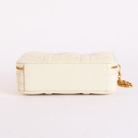DIOR - Sac à main Caro Box blanc