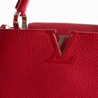 LOUIS VUITTON - Sac à main BB Capucines cuir Rouge - Hand Bag