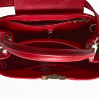 LOUIS VUITTON - Sac à main BB Capucines cuir Rouge - Hand Bag