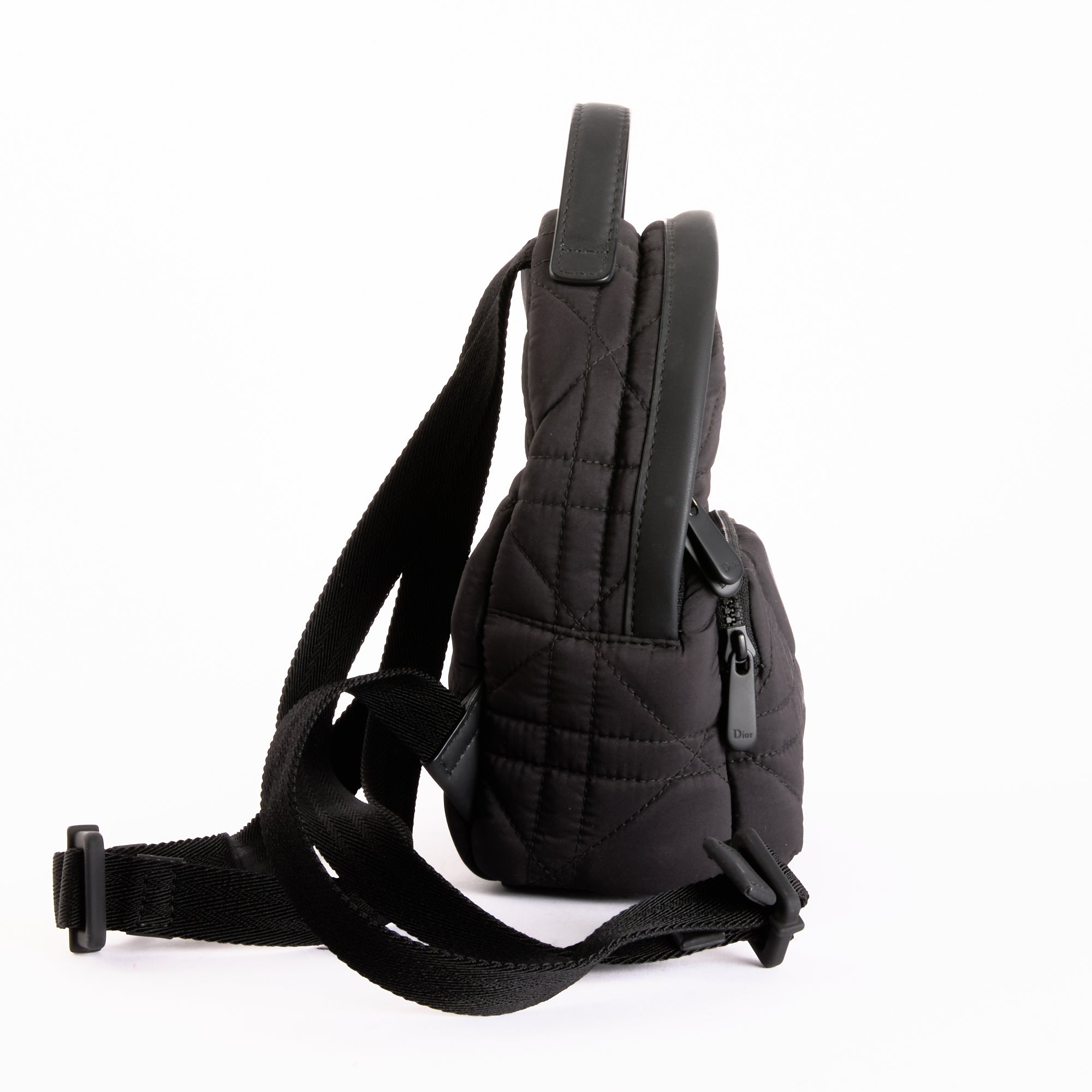 DIOR - Sac à dos Mini Rider toile noire - Backpack bag